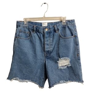 EPTM Mens Cut Off Jean Shorts Size 30